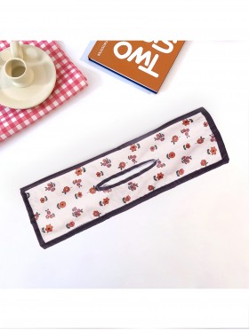 Floral Patterned Hair  Bun Maker/Bag Accent